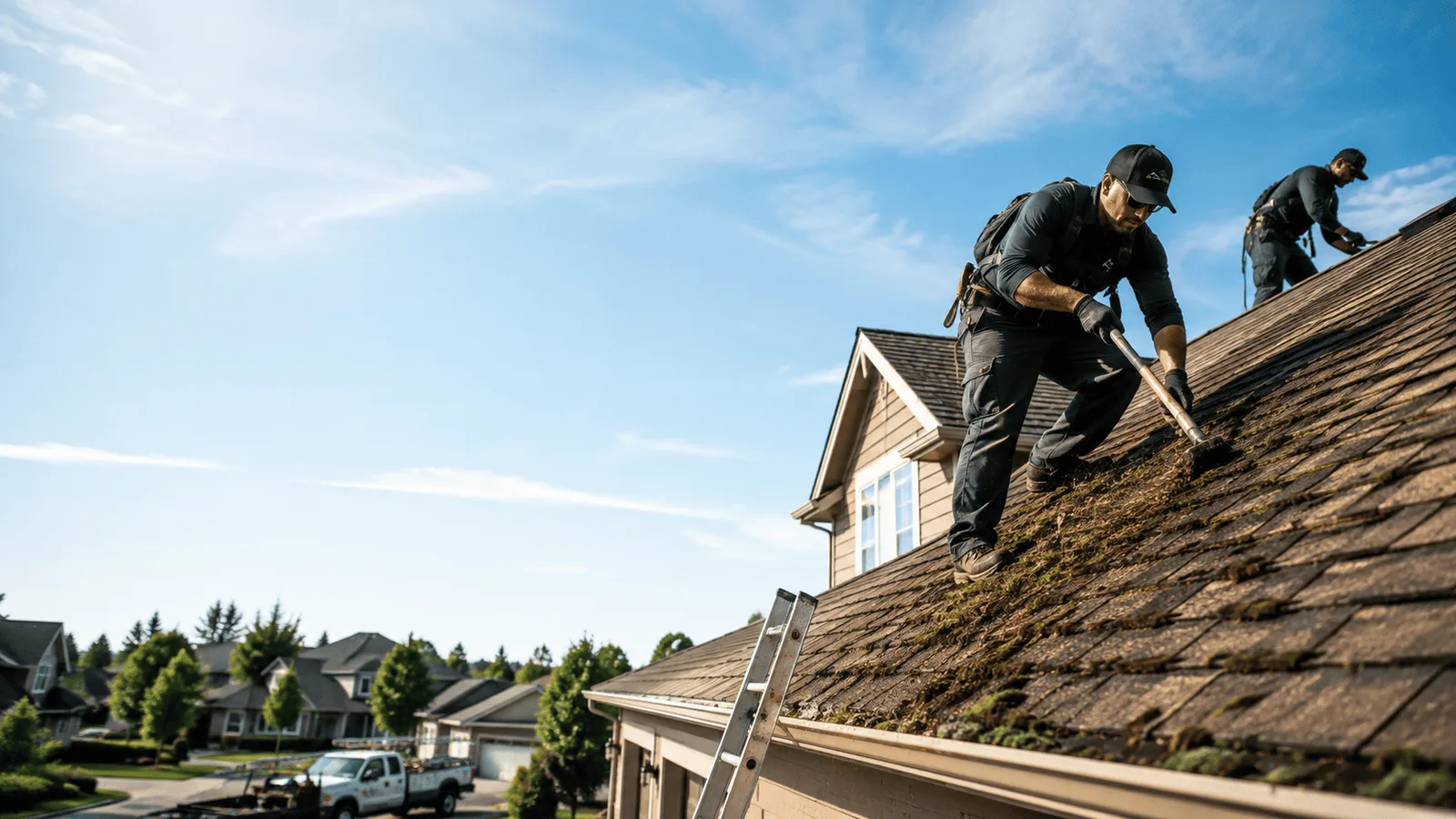 Roof Moss Removal in Glendale, CA near me